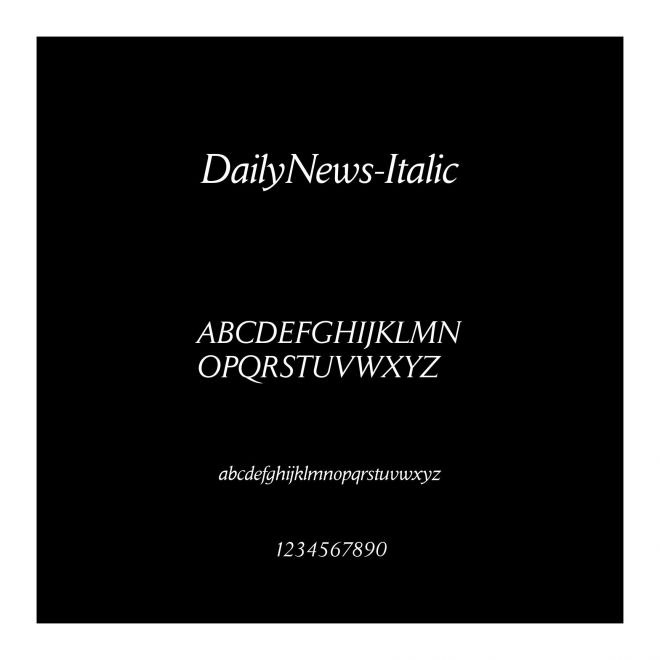 DailyNews-Italic
