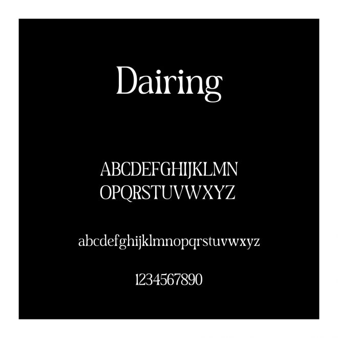 Dairing