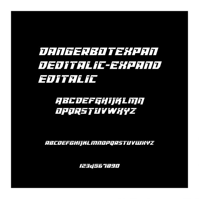 DangerbotExpandedItalic-ExpandedItalic