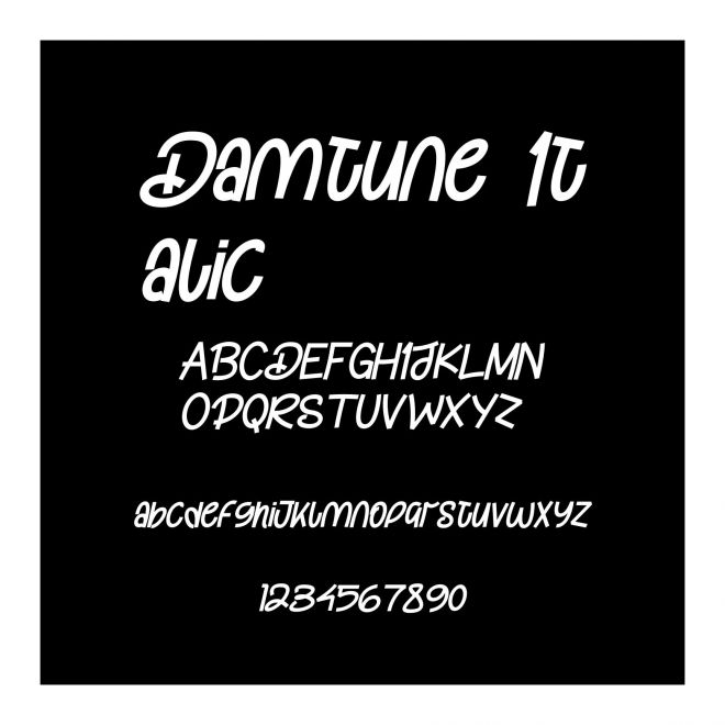 Damtune Italic