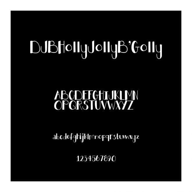 DJBHollyJollyB'Golly