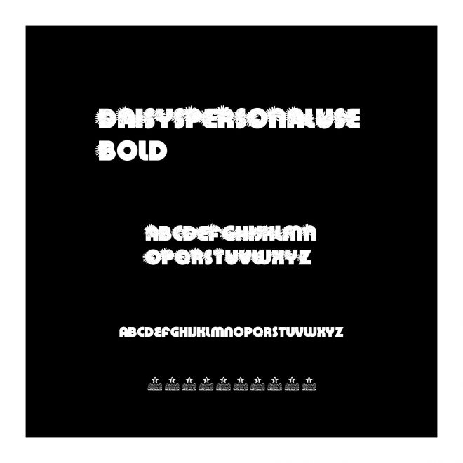 DAISYSPERSONALUSE-Bold