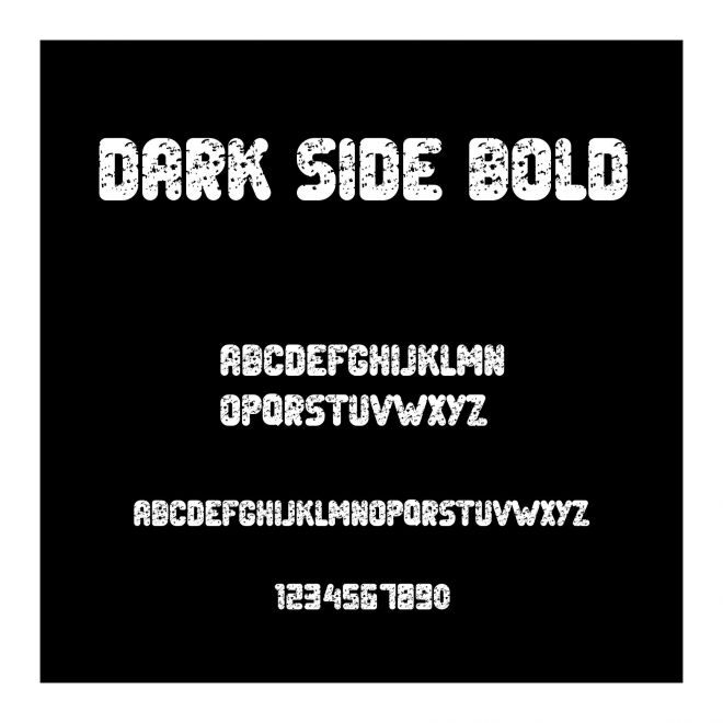 Dark Side Bold