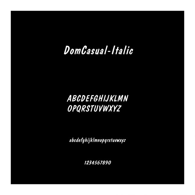 DomCasual-Italic
