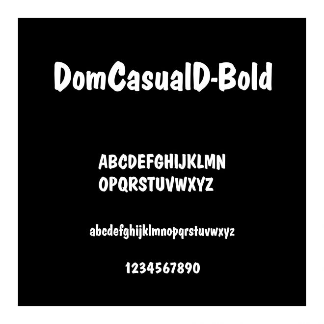 DomCasualD-Bold