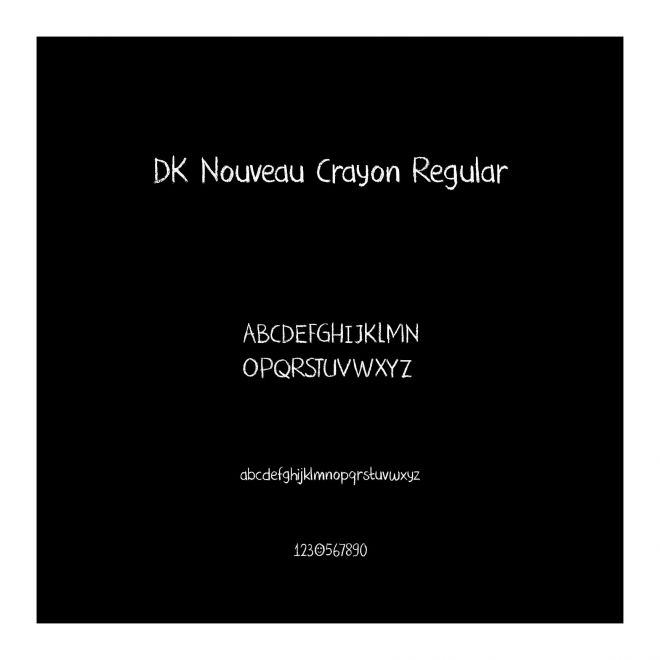 DK Nouveau Crayon Regular