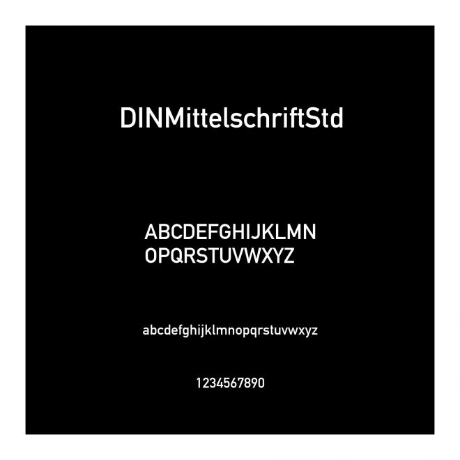 DINMittelschriftStd