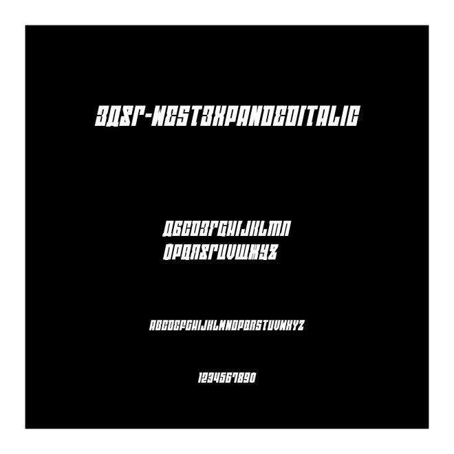 EAST-westExpandedItalic