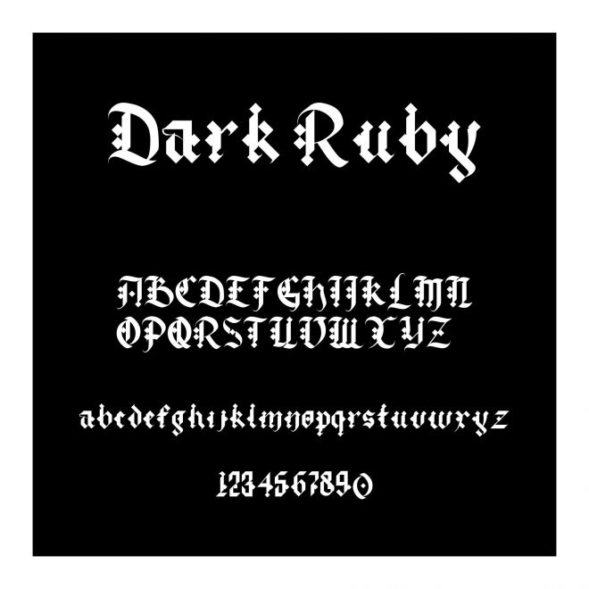 Dark Ruby