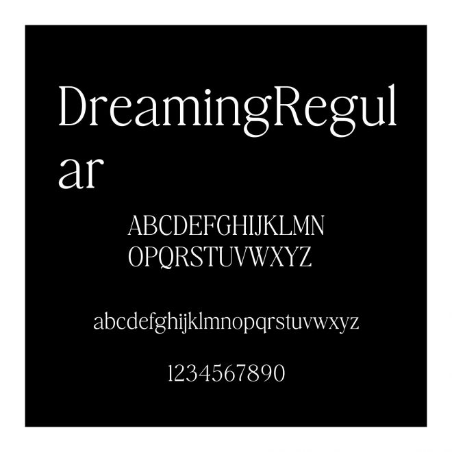 DreamingRegular