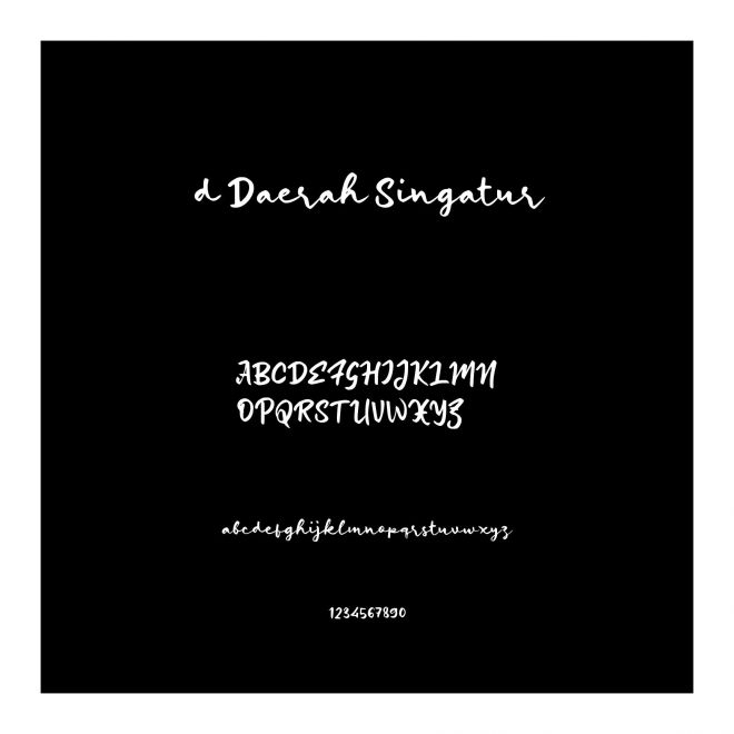 d Daerah Singatur