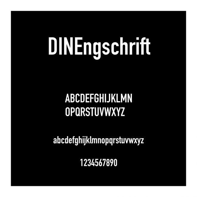 DINEngschrift
