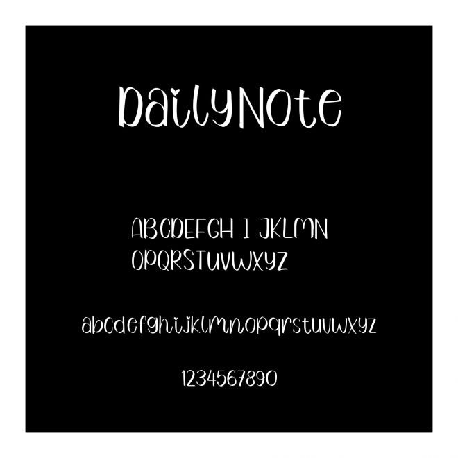 Daily Note