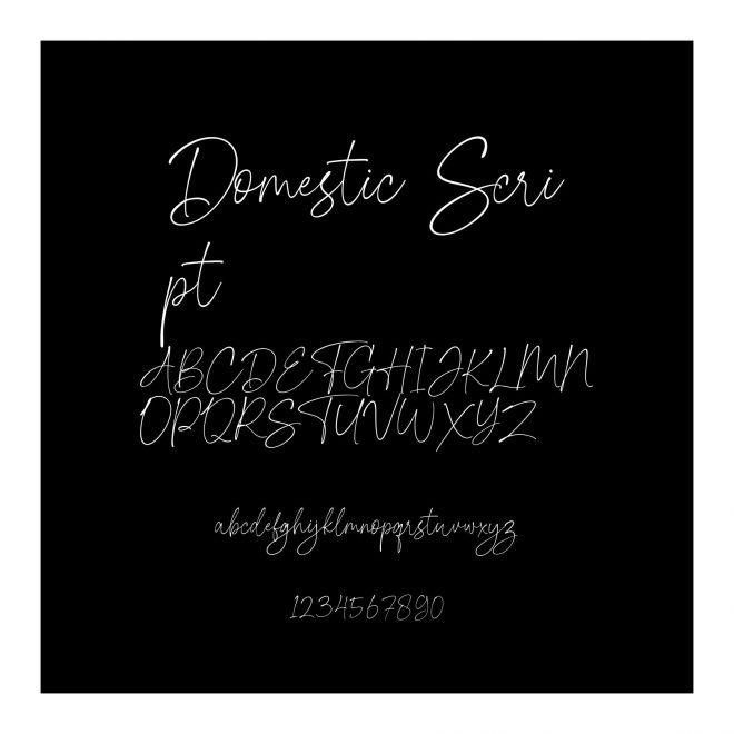 Domestic Script