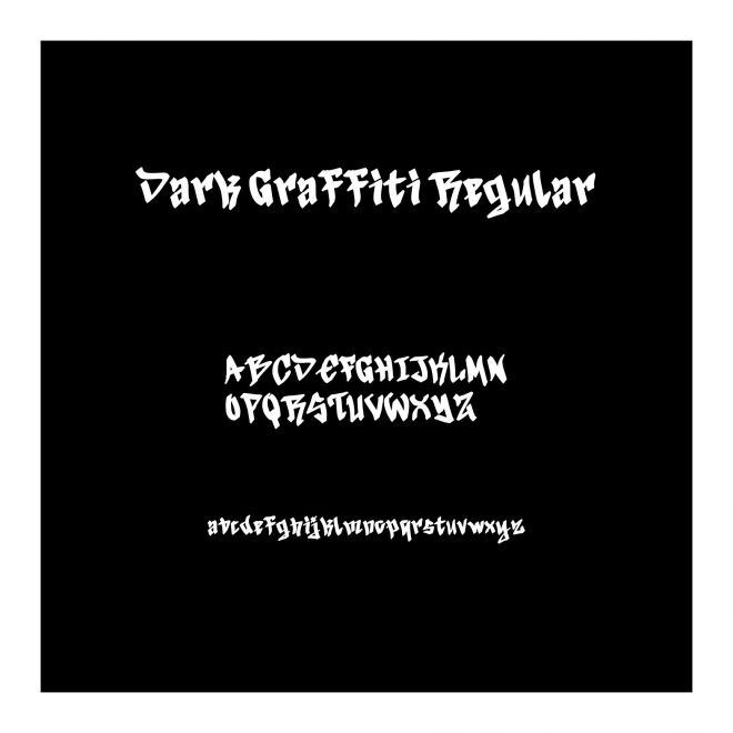 Dark Graffiti Regular