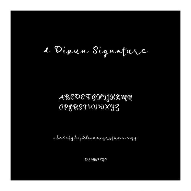 d Dipun Signature