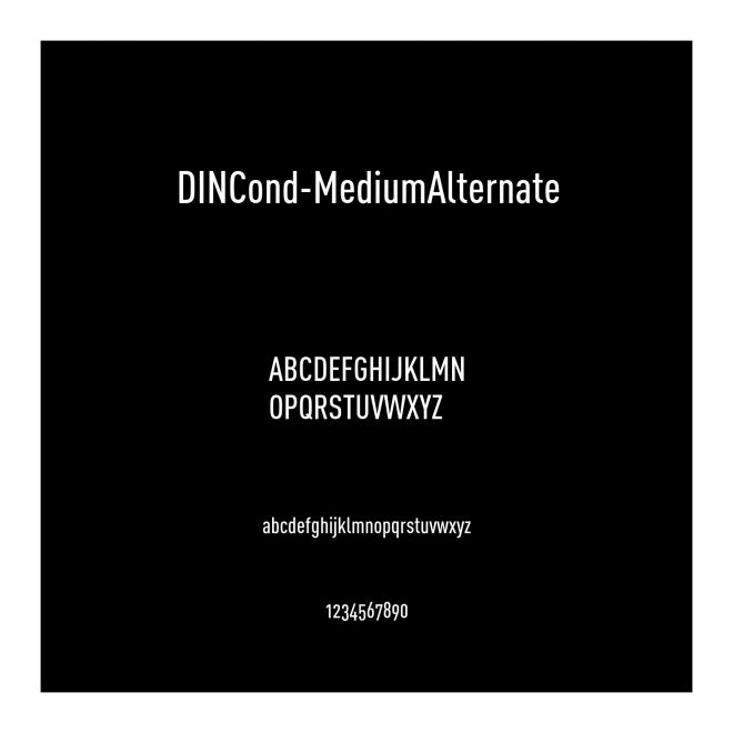 DINCond-MediumAlternate