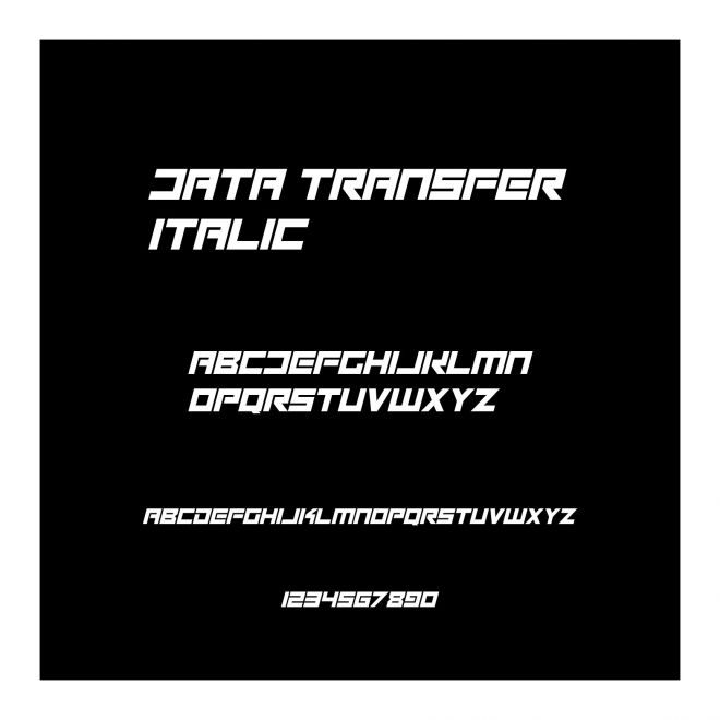 Data Transfer Italic