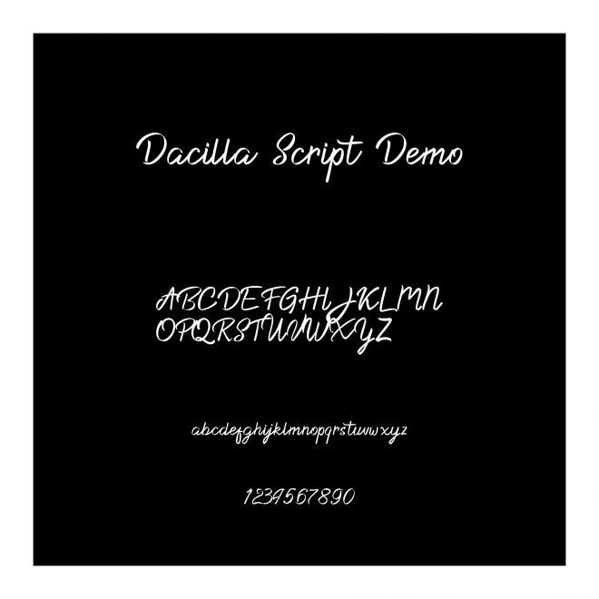 Dacilla Script Demo
