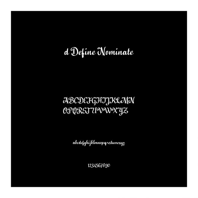 d Define Nominate