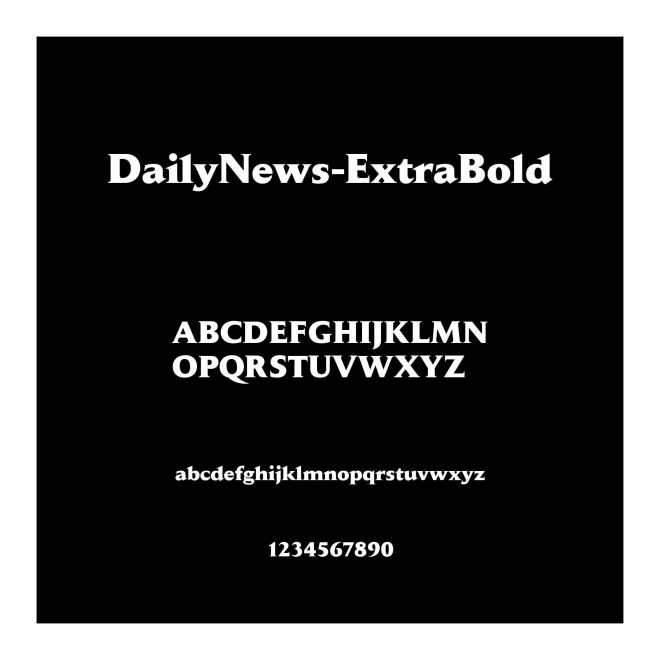 DailyNews-ExtraBold