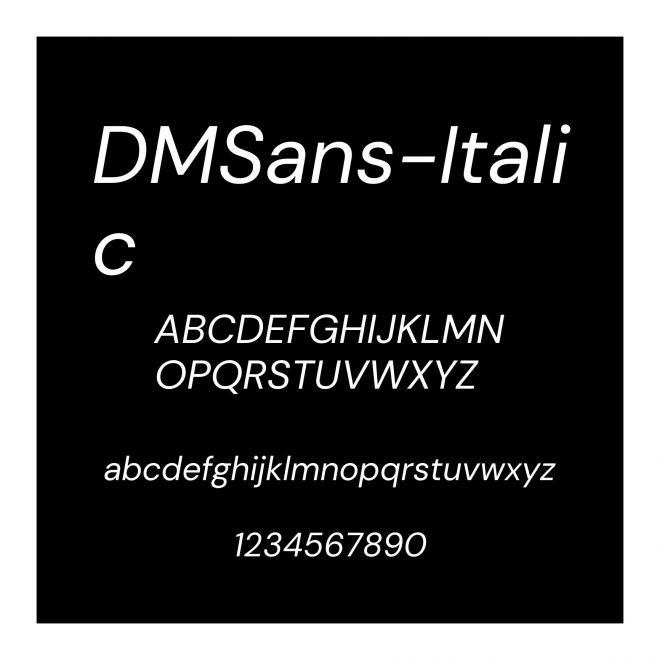 DMSans-Italic