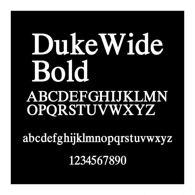 DukeWideBold