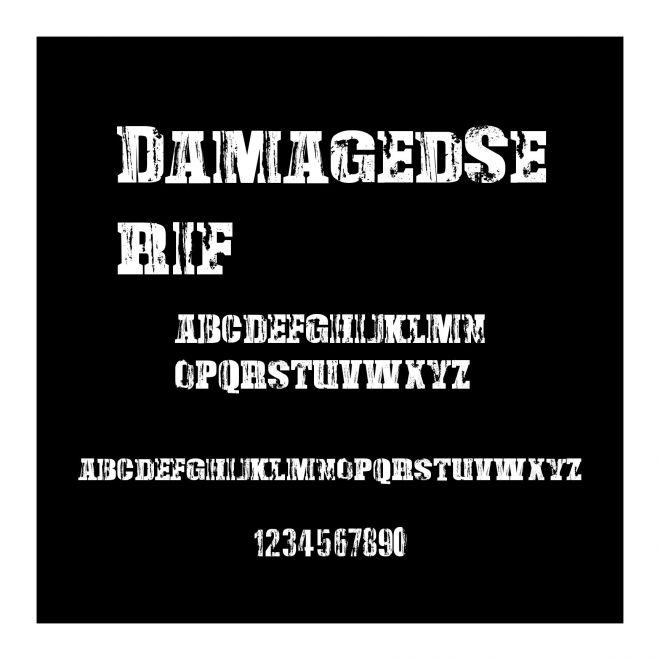 DamagedSerif