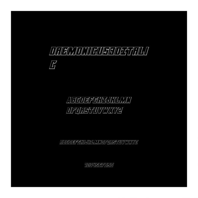 Daemonicus3DItalic
