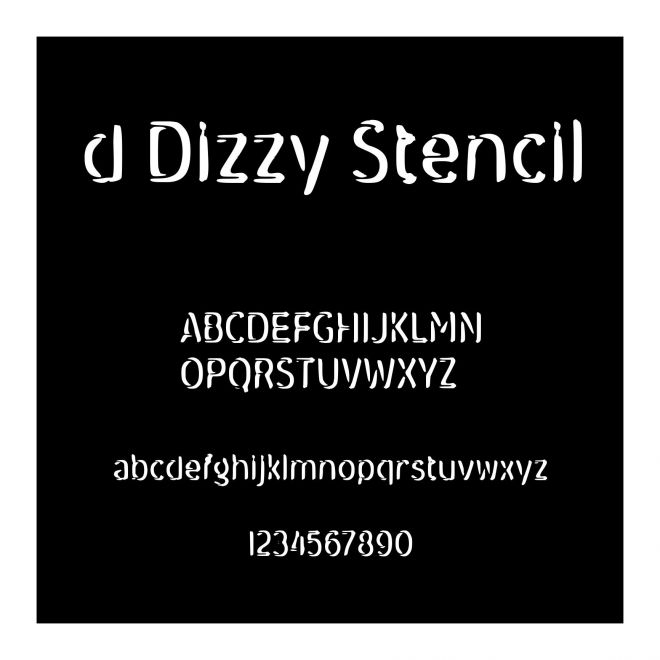 d Dizzy Stencil