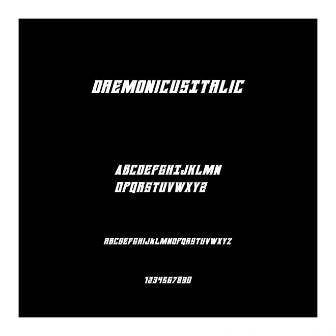 DaemonicusItalic