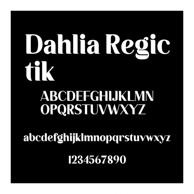 Dahlia Regictik