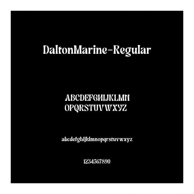 DaltonMarine-Regular