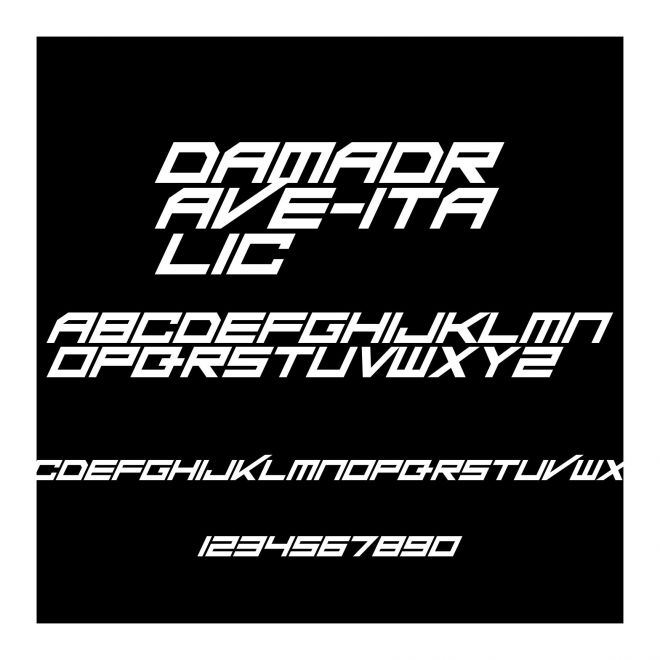 DaMadRave-Italic