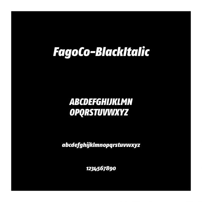 FagoCo-BlackItalic