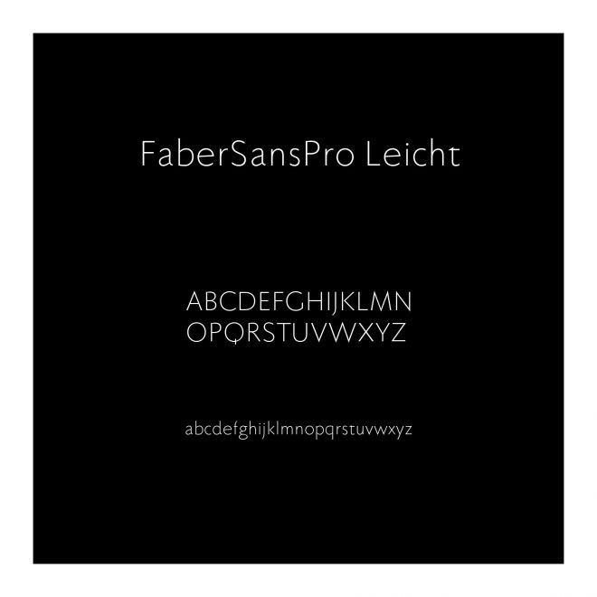 FaberSansPro-Leicht