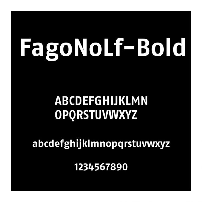 FagoNoLf-Bold