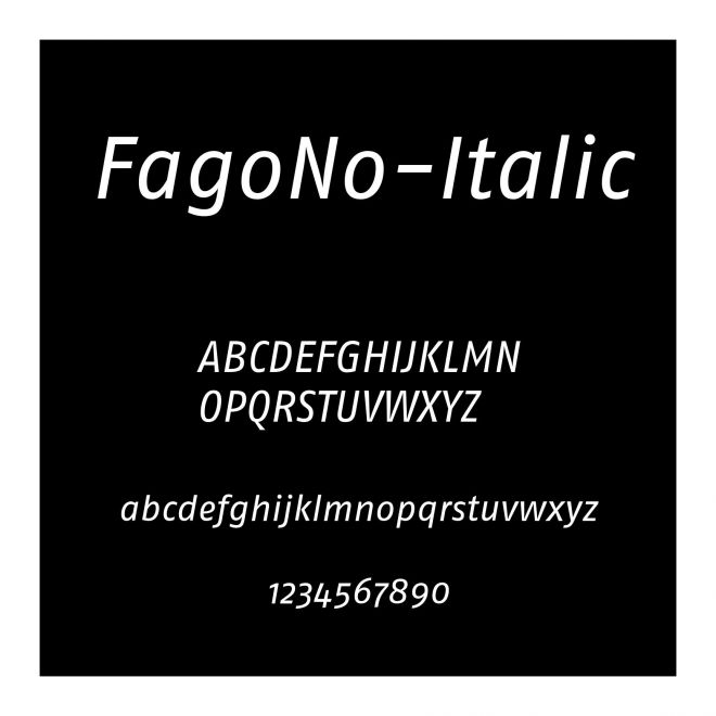 FagoNo-Italic
