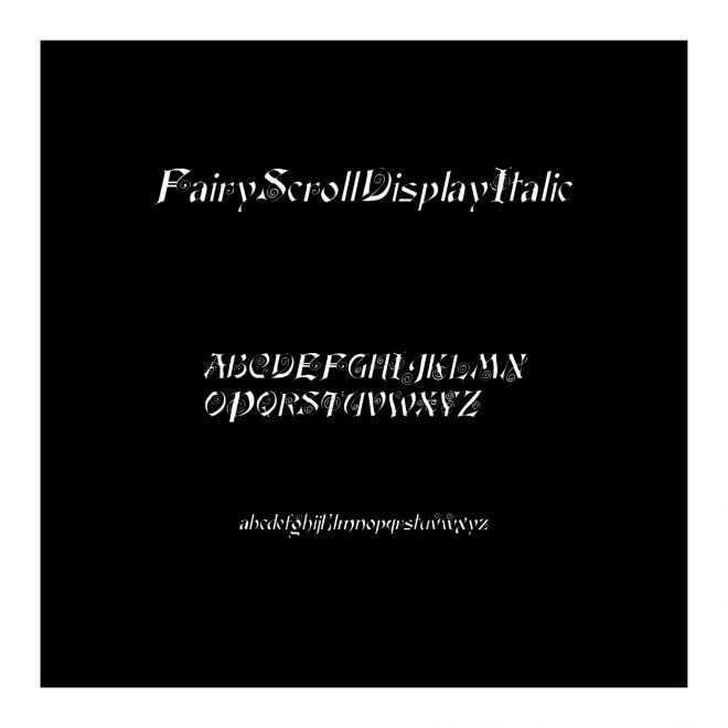 FairyScrollDisplayItalic