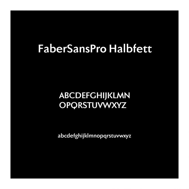 FaberSansPro-Halbfett