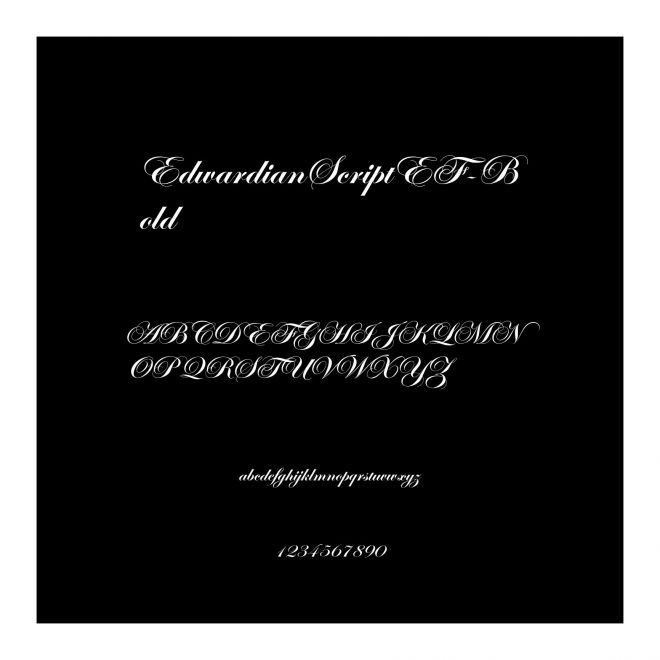 EdwardianScriptEF-Bold