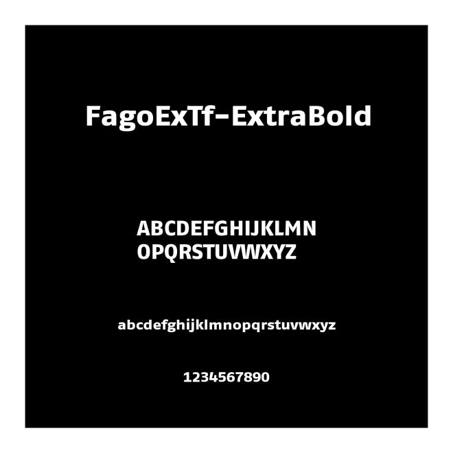 FagoExTf-ExtraBold