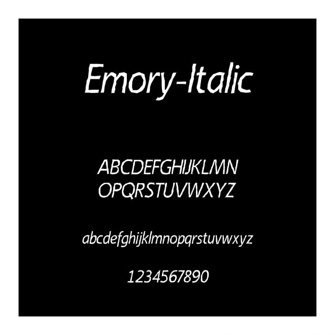 Emory-Italic