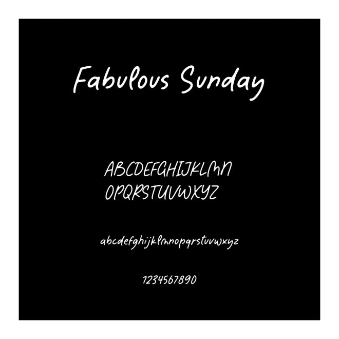 Fabulous Sunday
