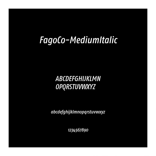 FagoCo-MediumItalic