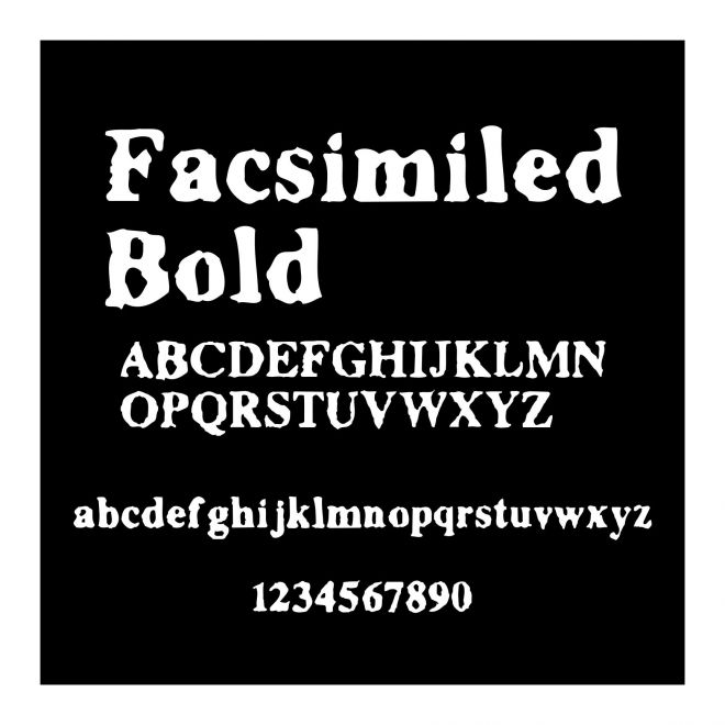 FacsimiledBold