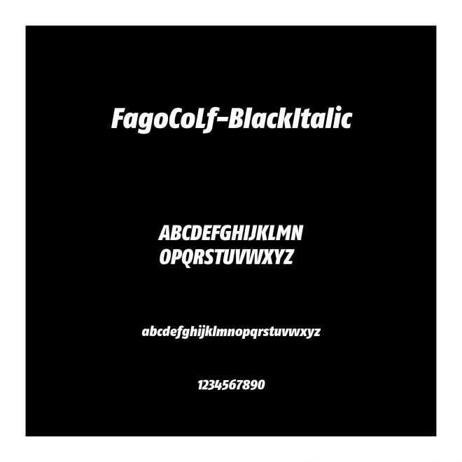 FagoCoLf-BlackItalic
