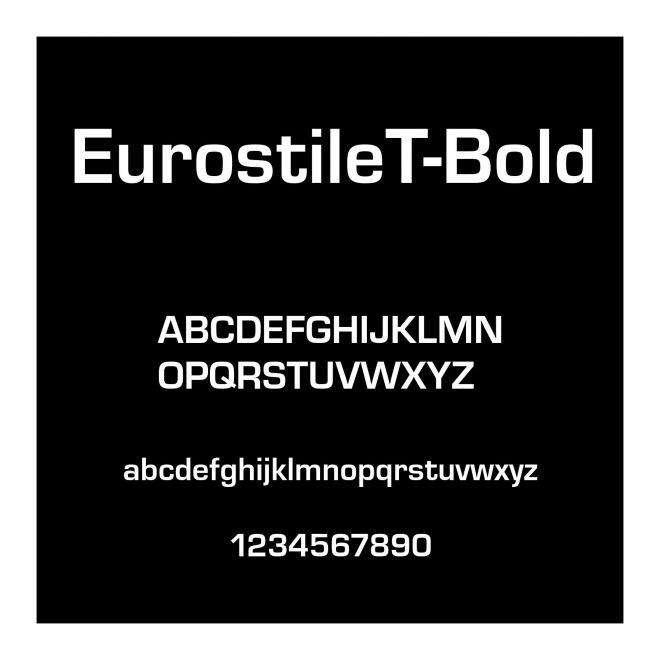 EurostileT-Bold
