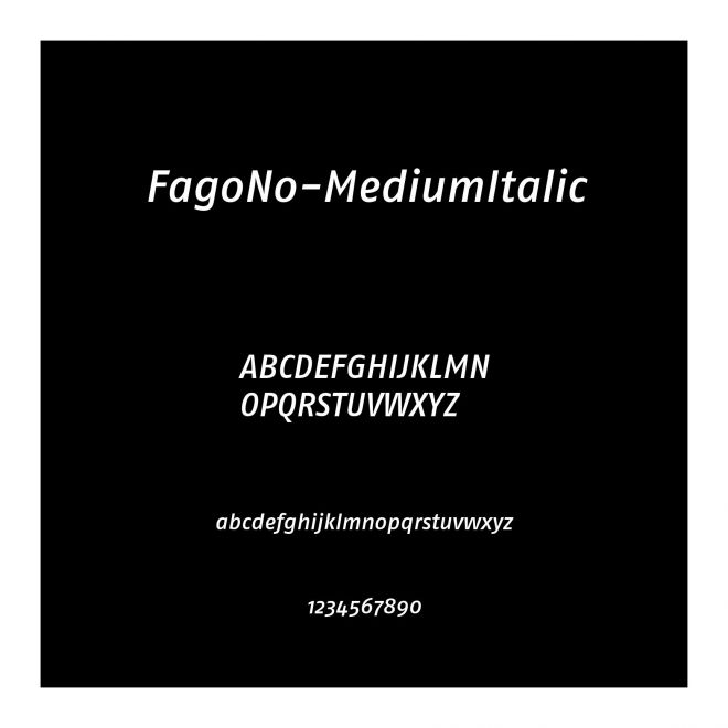 FagoNo-MediumItalic