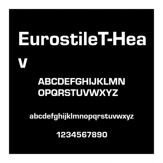 EurostileT-Heav